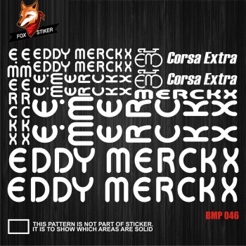 Bicycle Frame Decal Stickers  EDDYMERCKX-03